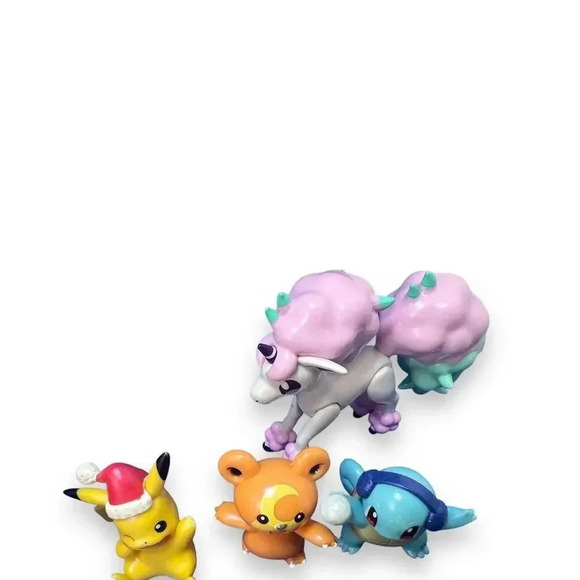 Lot of 11 Pokemon Battle Figure Galarian Ponyta Articulated  Toy Figure PIKACHU - Picture 4 of 9